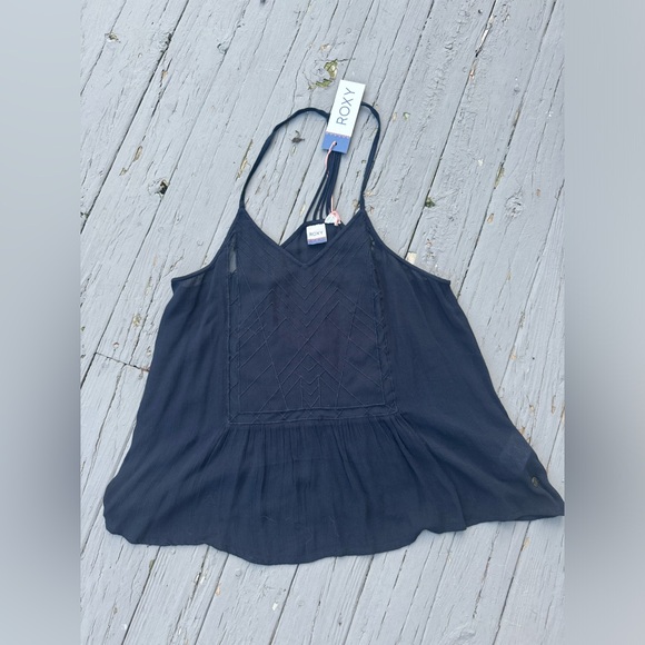 NWT • ROXY // STRAPPY TANK TOP - DEEP BLUE - Picture 4 of 9
